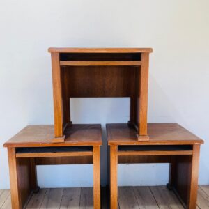 Lote x3 escritorios de madera