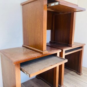 Lote x3 escritorios de madera