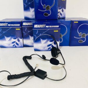 Lote x20 auriculares para teléfono de línea con adaptador