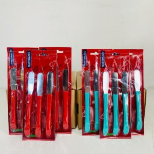 Lote x40 paquetes x3 cuchillos para manteca