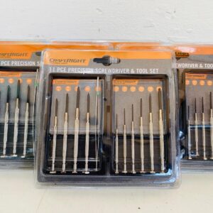 Lote x12 blíster de destornilladores, 11 piezas c/u