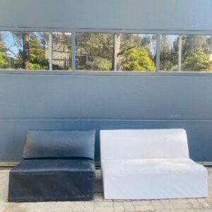 Lote x2 sillones: 2 y 3 cuerpos