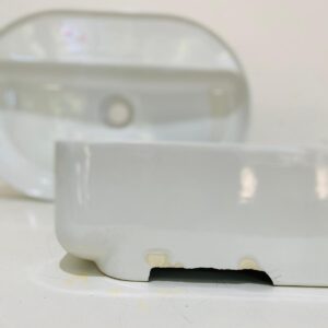 Lote x2 bachas, color blanco