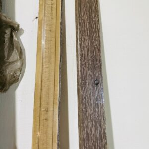 Lote x10 zócalos 2,20m, color marrón oscuro