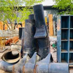 Lote x22 conos de descarga de escombro en PVC