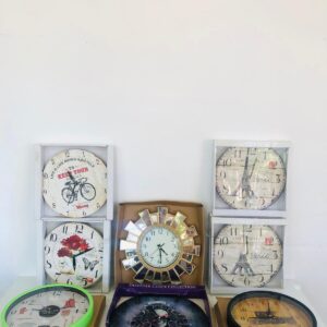 Lote x8 relojes de pared