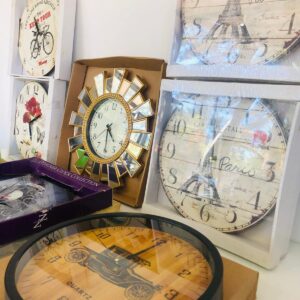 Lote x8 relojes de pared