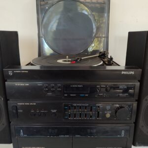 Tocadiscos Philiphs con parlantes