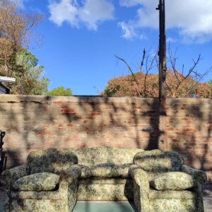 Juego de living 3 piezas + alfombra