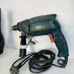 Lote x3: taladro, fuente de acero inox y botas de lluvia