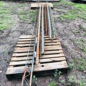 Lote x6 cerchas 3,70 x 0,12m