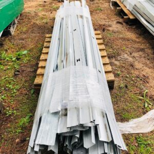 Lote x50 perfiles galvanizado 3,00 x 0,08m