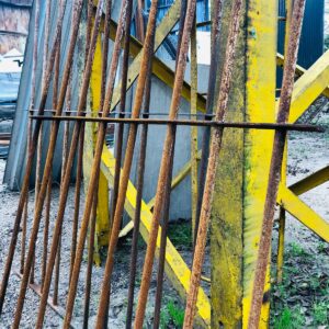 Lote x2 tramos de reja (con detalles)