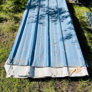 Lote x10 chapas + 2 recortes trapecio: 2,15 x 1,10m a 2,92 x 1,10m