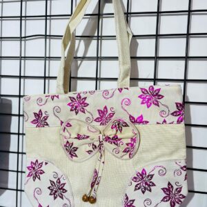 Lote x22 bolsos de dama: negro y plateado - gris y rosado