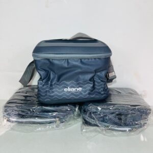 Lote x3 bolso conservadoras, color gris
