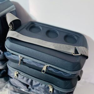 Lote x6 bolso conservadoras, color gris