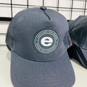 Lote x49 gorros de visera, color gris ELIANE