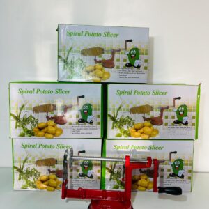 Lote x5 cortadores de verduras en espiral, en caja