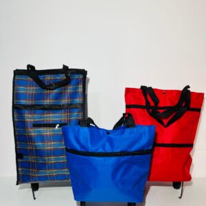 Lote x5 bolsos rodantes para mandados
