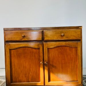 Mueble en madera 2 puertas 2 cajones 93x75x40 cm