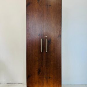 Ropero en mdf 2 puertas, color marrón