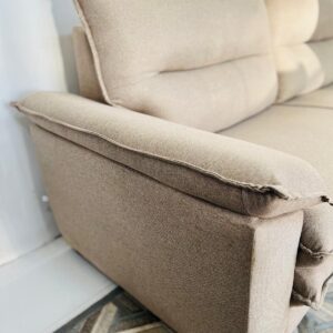 Sillón 2 cuerpos, color beige