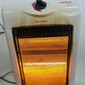 Lote x2: radiador y estufa halogena