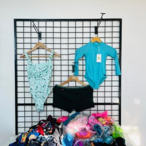 Lote x100 prendas: boxers, mallas y gorros