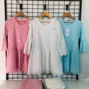 Lote x13 vestidos broderie