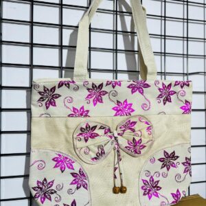 Lote x50 bolsos de dama: beige y rosa – dorado y rosa