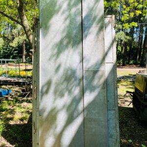 Lote x3 hojas de portón en chapa