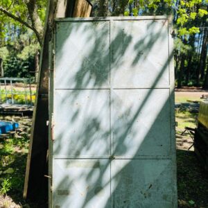 Lote x3 hojas de portón en chapa