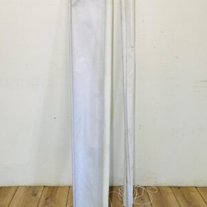 Lote x2 cortinas roller blancas 2,30x1,40 m