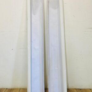 Lote x2 cortinas roller blancas 2,30x1,40 m