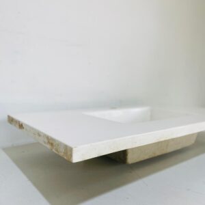 Bacha de loza, con detalles 90x46x0,15 m