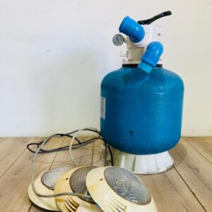 Filtro de agua para piscina + 3 plafones