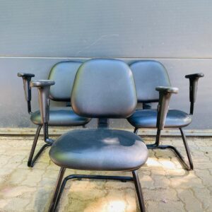 Lote x3 sillas de oficina (no son rodantes)