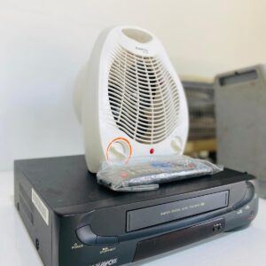 Lote x4 electrodomésticos: estufas, calefactor y casetera