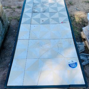 Lote x7 estructuras en hierro 1,82x0,81 m