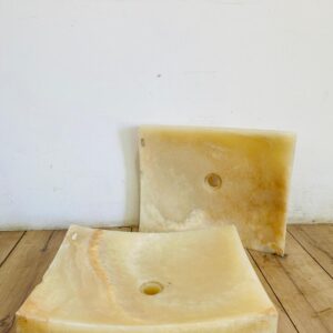 Lote x2 bachas en mármol