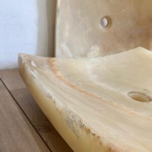 Lote x2 bachas en mármol