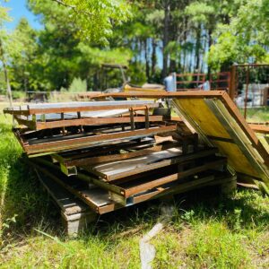 Lote x10 estructuras en hierro