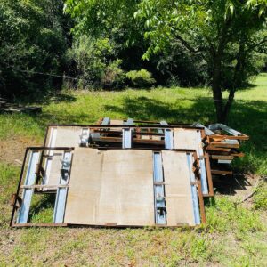 Lote x10 estructuras en hierro