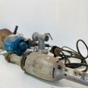 Lote x4 artículos: motor, amoladora, piedra de afilar y otro