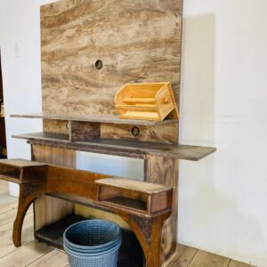 Lote x8 artículos: Rack para tv, Mueble bajo, Respaldo cama y otros