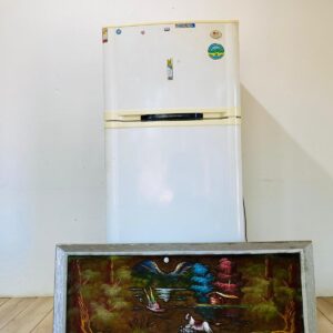 Lote x2 atrículos: Heladera LG + cuadro