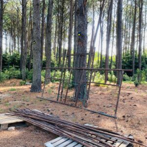 Lote x1 cuerpo para andamio 4 tramos + 20 crucetas para andamio