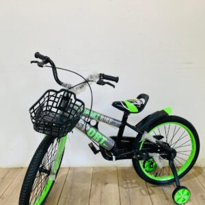 Bicicleta R20, color verde y negro
