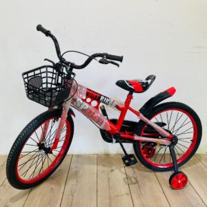 Bicicleta R20, color rojo y negro